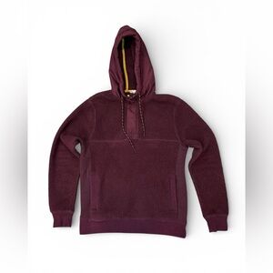 Aeropostale Maroon Sherpa Fleece Hoodie